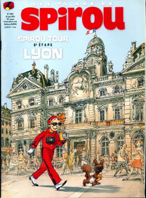 Livrenpoche : Spirou n°3922 : Spirou tour 6e étape : Lyon - Collectif - Livre