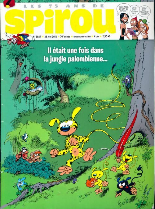 Livrenpoche : Spirou n°3924 : Il était une fois dans la jungle palombienne... - Collectif - Livre