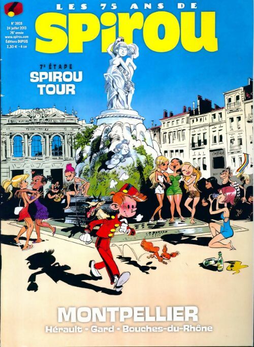 Livrenpoche : Spirou n°3928 : 7e étape Spirou Tour - Collectif - Livre