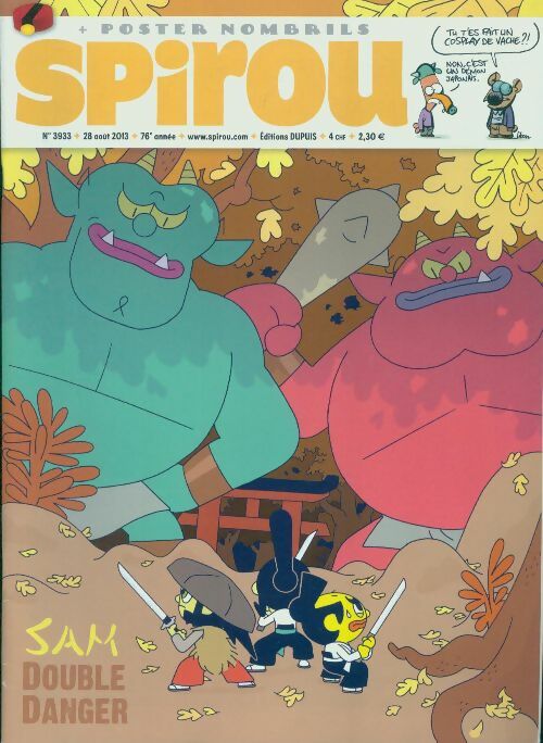 Livrenpoche : Spirou n°3933 : Sam double danger - Collectif - Livre