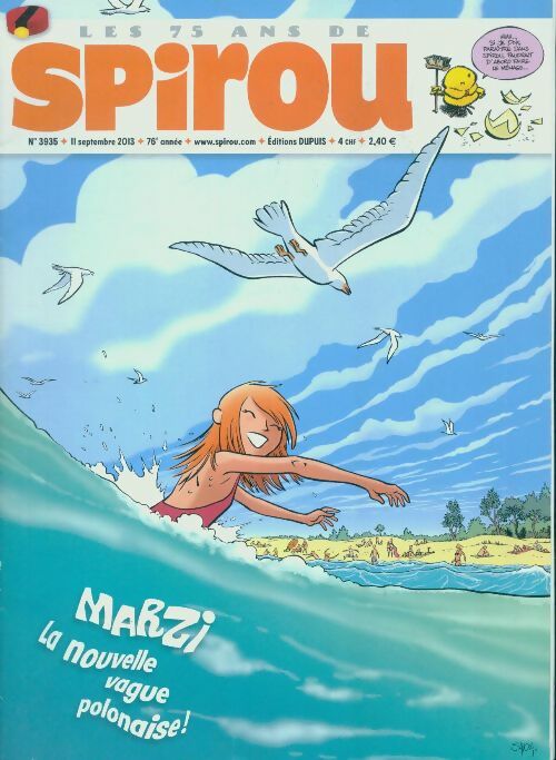 Livrenpoche : Spirou n°3935 : Marzi, la nouvelle vague polonaise ! - Collectif - Livre