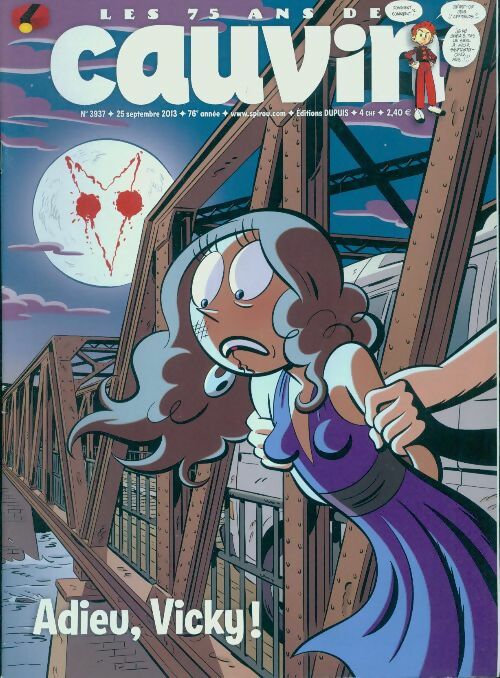 Livrenpoche : Spirou n°3937 : Adieu, Vicky ! - Collectif - Livre