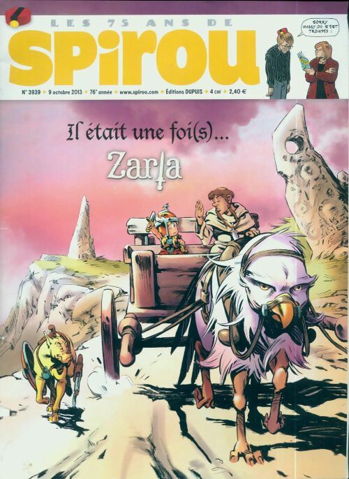 Livrenpoche : Spirou n°3939 : Il était une foi(s) Zarla - Collectif - Livre