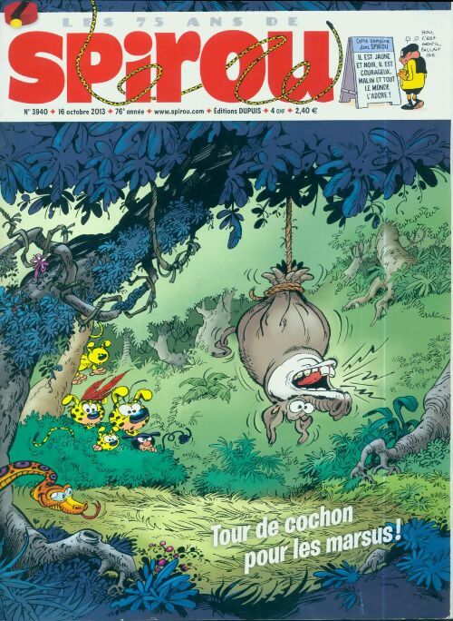 Livrenpoche : Spirou n°3940 : Tour de cochon pour les marsus ! - Collectif - Livre