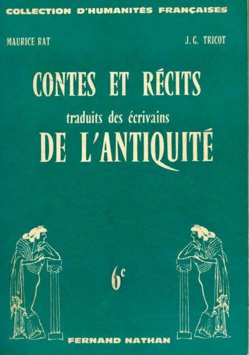 Livrenpoche : Contes et récits traduits des écrivains de l'antiquité - Jean-Germain Tricot - Livre