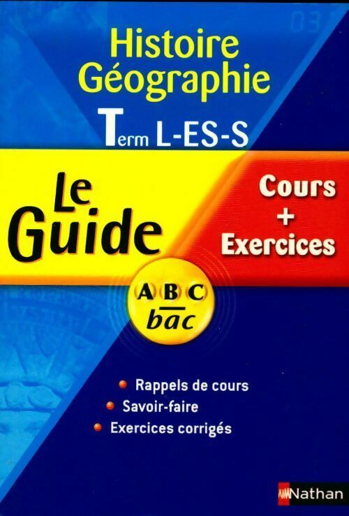 Livrenpoche : Histoire-Géographie sujets corrigés Terminales L, ES, S - Inconnu - Livre