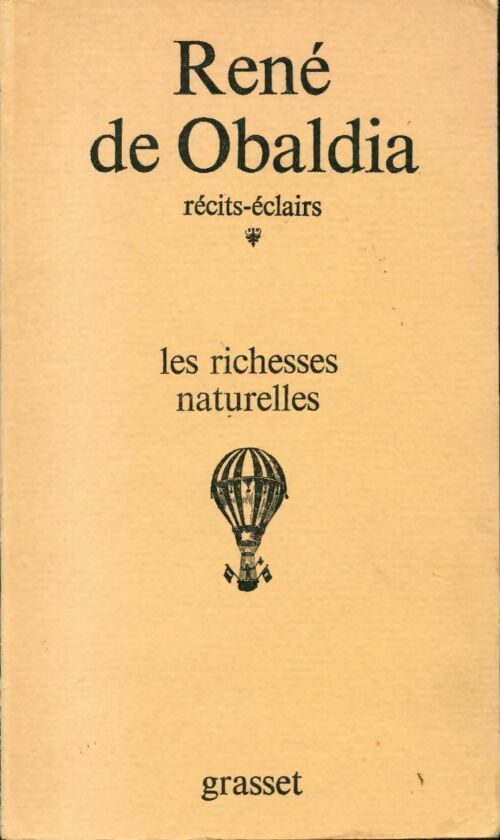 Livrenpoche : Les richesses naturelles - René De Obaldia - Livre