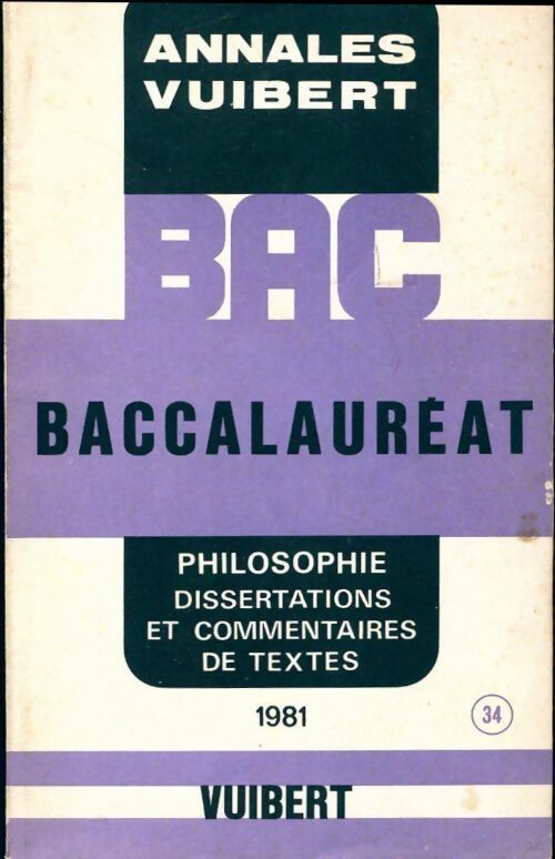 Livrenpoche : Philosophie. Dissertations et commentaires de textes 1981 - Collectif - Livre