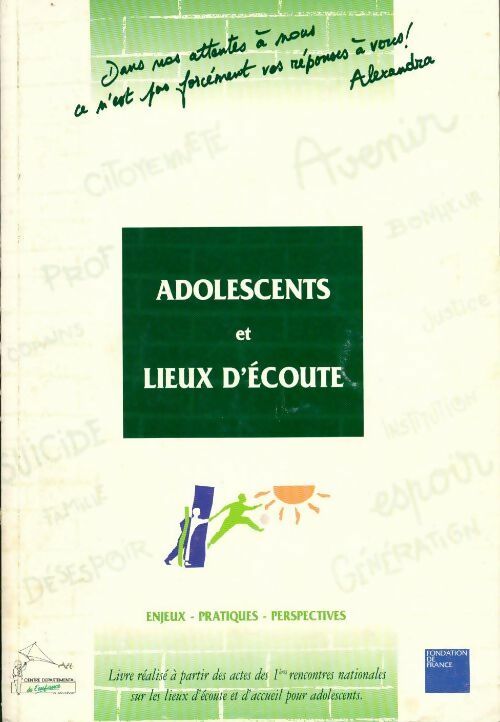Livrenpoche : Adolescents et lieux d'écoute - Collectif - Livre