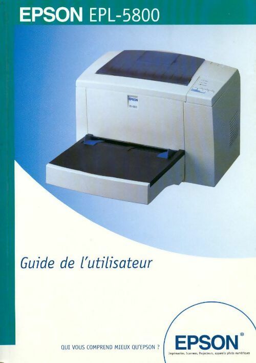 Epson EPL-5800. Guide de l'utilisateur - Collectif -  Epson GF - Livre
