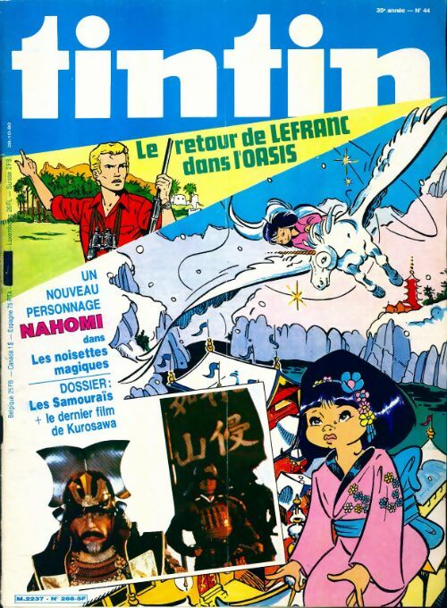 Livrenpoche : Tintin n°268 : Le retour de Lefranc dans l'oasis - Collectif - Livre