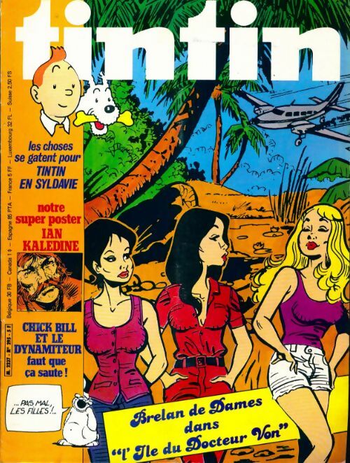 Livrenpoche : Tintin n°295 : Brelan de dames dans l'Ile du Docteur Von - Collectif - Livre