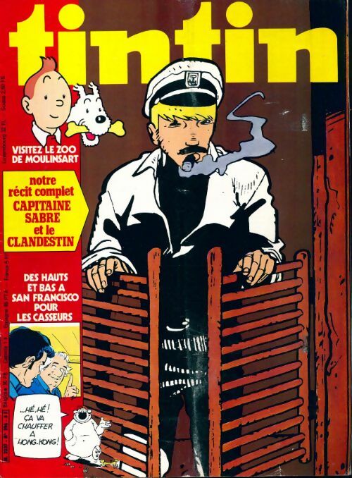 Livrenpoche : Tintin n°296 : Capitaine Sabre et le clandestin - Collectif - Livre