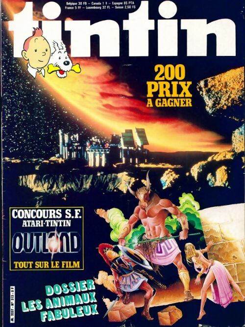 Livrenpoche : Tintin n°313 : Les animaux fabuleux - Collectif - Livre