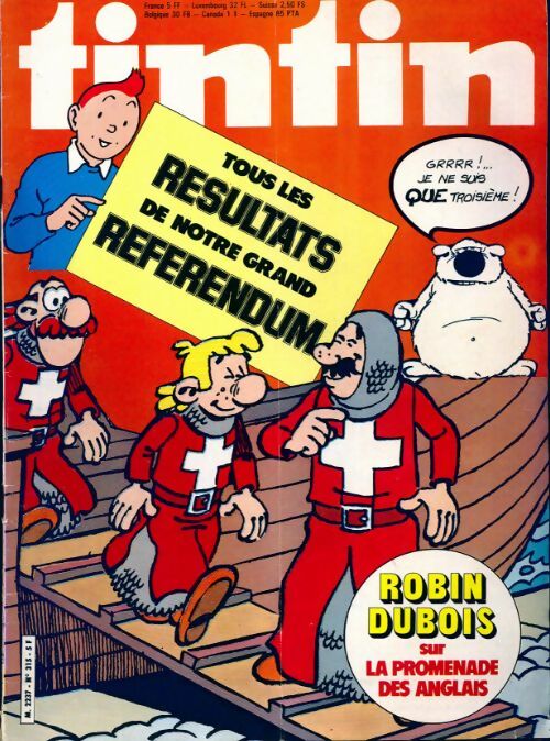 Livrenpoche : Tintin n°315 : Robin Dubois sur la promenade des anglais - Collectif - Livre
