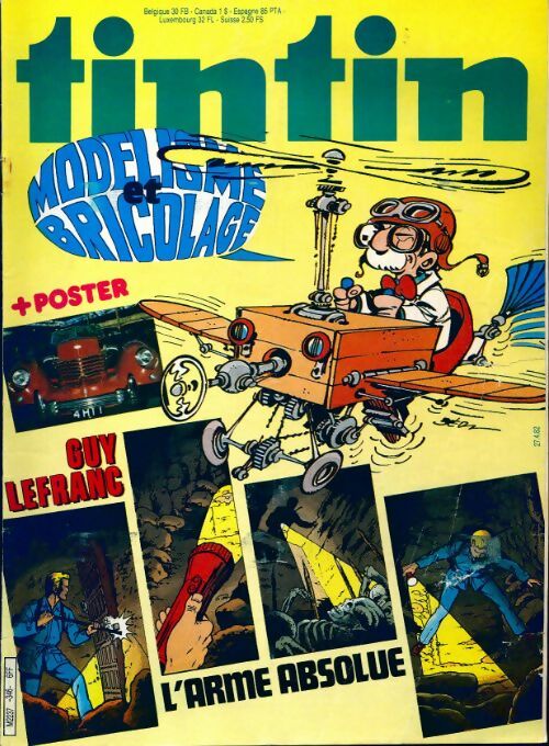Livrenpoche : Tintin n°346 : Guy Lefranc, l'arme absolue - Collectif - Livre