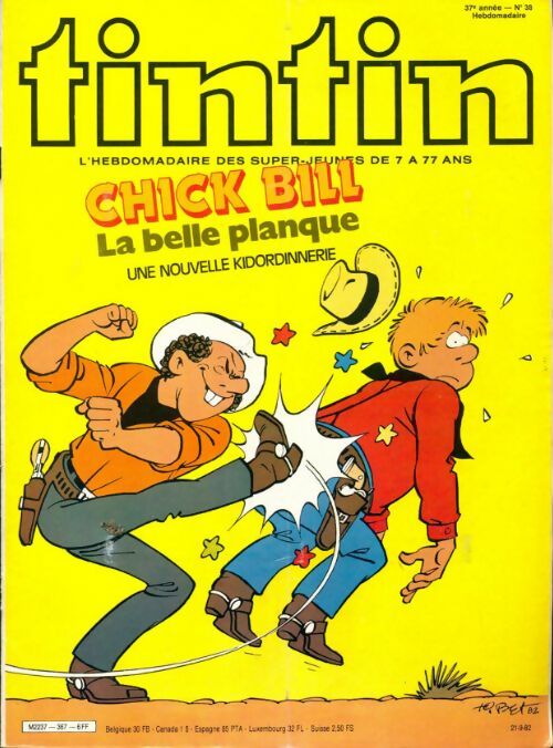 Livrenpoche : Tintin n°367 : Chrick Bill - Collectif - Livre
