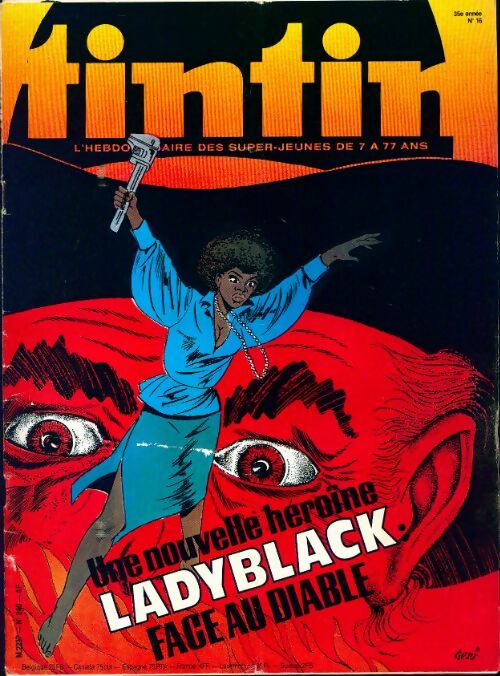 Livrenpoche : Tintin n°240 : Ladyblack : Face au diable - Collectif - Livre