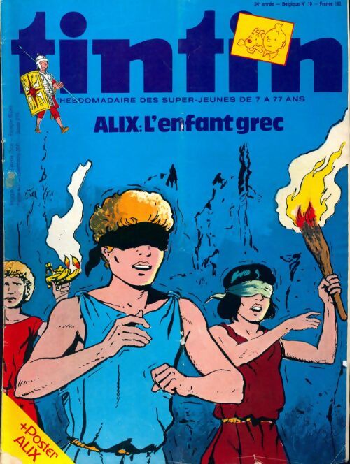 Livrenpoche : Tintin n°182 : Alix, l'enfant grec - Collectif - Livre