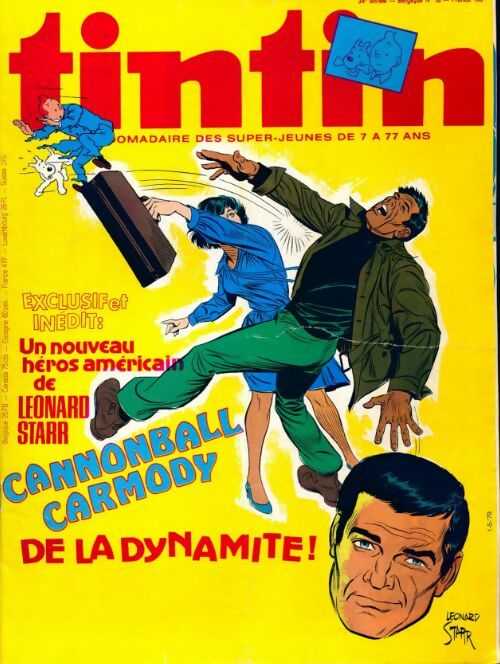 Livrenpoche : Tintin n°190 : Cannonball Carmody - Collectif - Livre