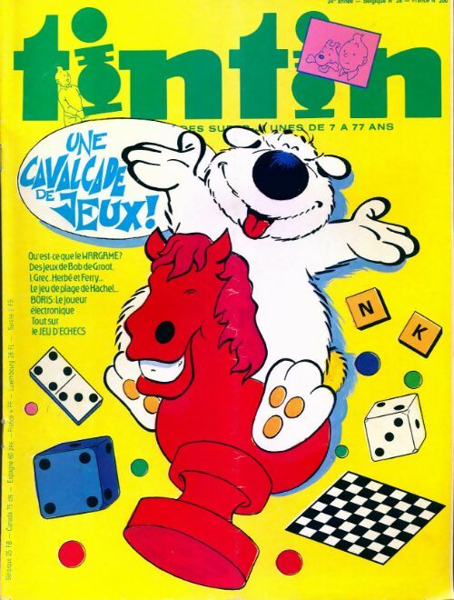 Livrenpoche : Tintin n°200 : Une cavalcade de jeux - Collectif - Livre