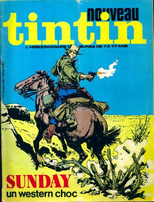 Livrenpoche : Tintin n°111 : Sunday, un western choc - Collectif - Livre