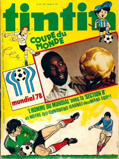 Livrenpoche : Tintin n°143 : Coupe du monde - Collectif - Livre