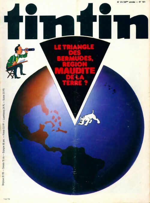 Livrenpoche : Tintin n°151 : Le triangle des Bermudes - Collectif - Livre