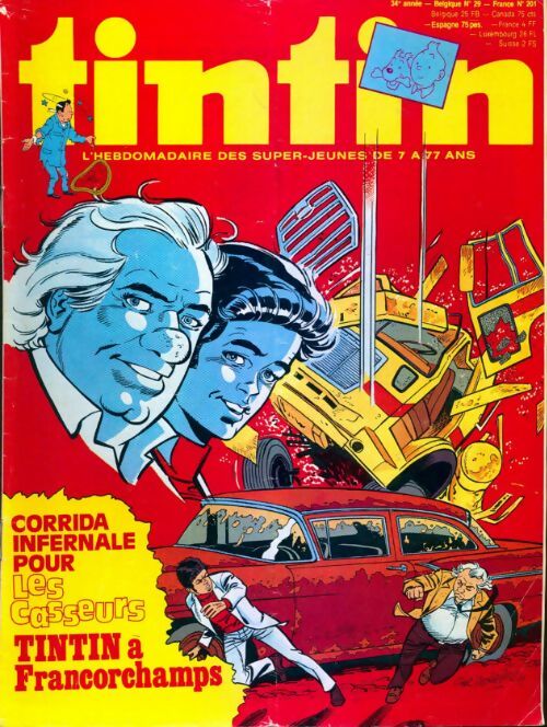 Livrenpoche : Tintin n°201 : Corrida infernale pour les casseurs - Collectif - Livre