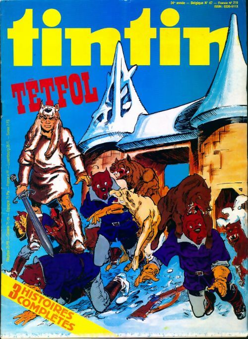 Livrenpoche : Tintin n°219 : Tetfol - Collectif - Livre
