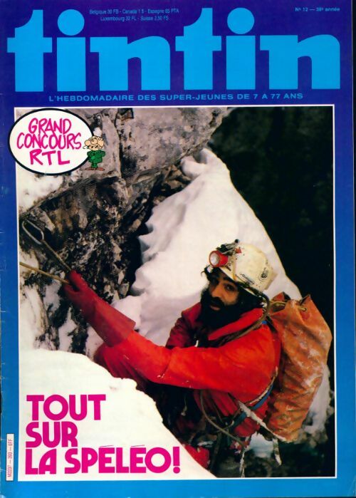 Livrenpoche : Tintin n°393 : Tout sur la spéléo ! - Collectif - Livre