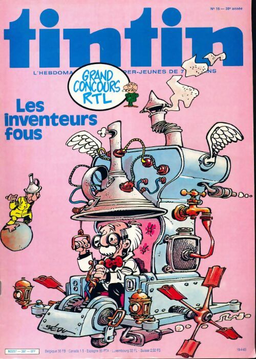 Livrenpoche : Tintin n°397 : Les inventeurs fous - Collectif - Livre