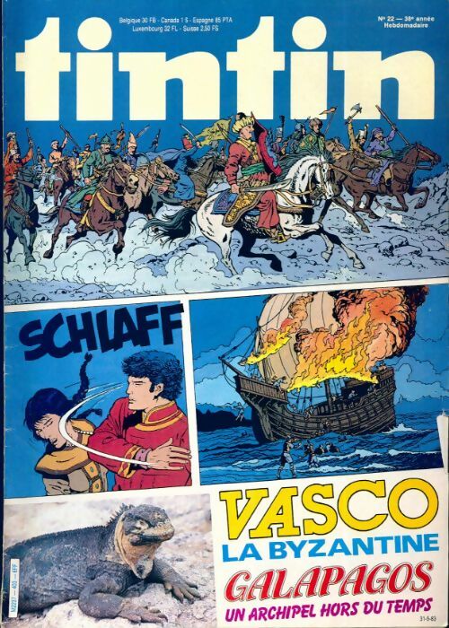 Livrenpoche : Tintin n°403 : Vasco - Collectif - Livre
