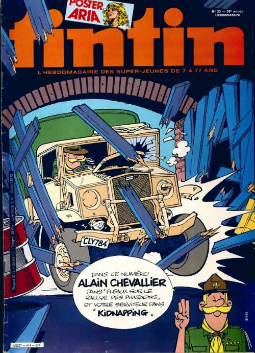 Livrenpoche : Tintin n°414 : Fléaux sur le rallye des pharaons - Collectif - Livre