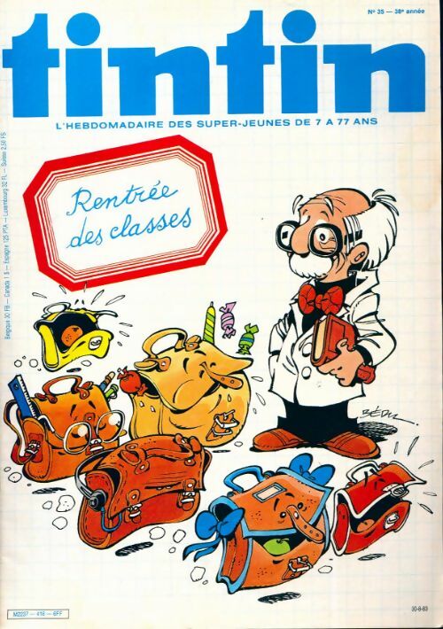 Livrenpoche : Tintin n°416 : Rentrée des classes - Collectif - Livre
