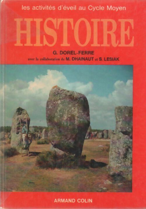 Histoire cycle moyen - Collectif -  Armand Colin GF - Livre