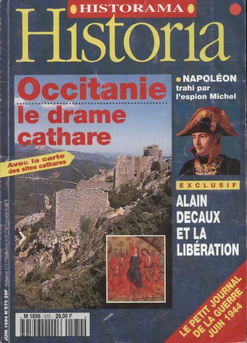 Livrenpoche : Historia n°570 : Occitanie, le drame Cathare - Collectif - Livre