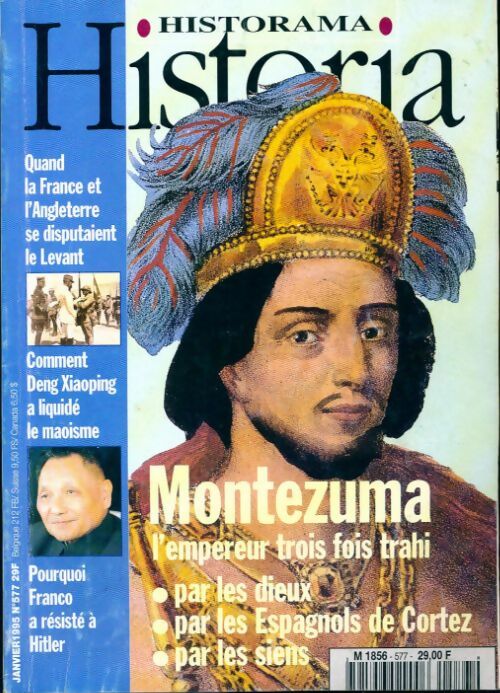 Livrenpoche : Historia n°577 : Montezuma - Collectif - Livre