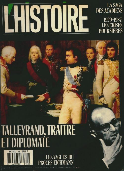 Livrenpoche : L'histoire n°108 : Talleyrand, traître et diplomate - Collectif - Livre