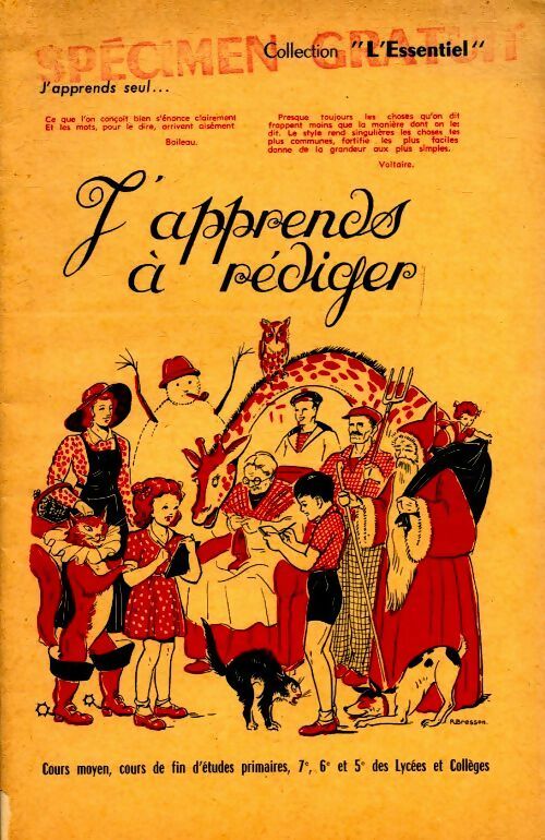 Livrenpoche : J'apprends à rédiger - Collectif - Livre
