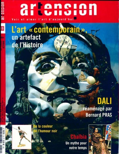 Livrenpoche : Artension n°19 : L'art contemporain, un artefact de l histoire/ Dali réamenagé par Bernard Pras - Collectif - Livre