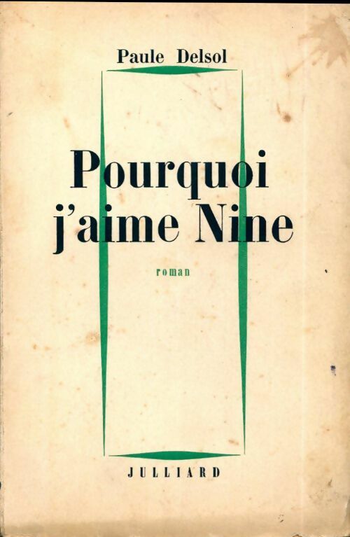 Livrenpoche : Pourquoi j'aime Nine - Paula Delsol - Livre