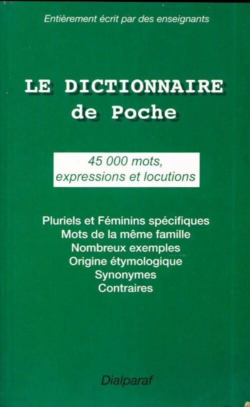 Livrenpoche : Le dictionnaire de poche - Collectif - Livre