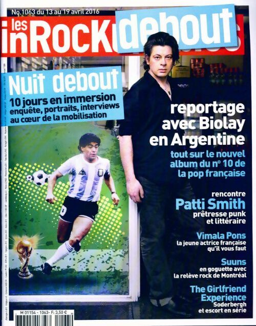 Livrenpoche : Les inRockuptibles n°1063 : Nuit debout - Collectif - Livre