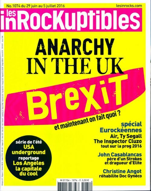 Livrenpoche : Les inRockuptibles n°1074 : Anarchy of the UK - Collectif - Livre