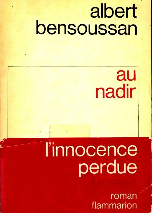 Livrenpoche : Au nadir - Albert Bensoussan - Livre