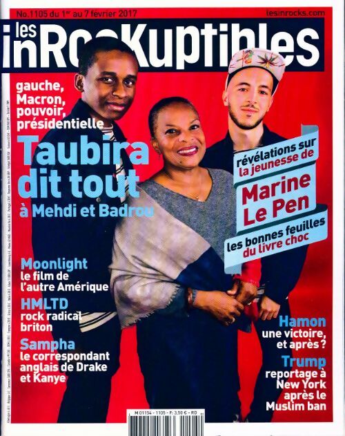 Livrenpoche : Les inRockuptibles n°1105 : Taubira dit tout - Collectif - Livre