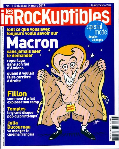 Livrenpoche : Les inRockuptibles n°1110 : Macron - Collectif - Livre