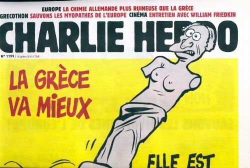 Livrenpoche : Charlie hebdo n°1199 : La Grèce va mieux - Collectif - Livre