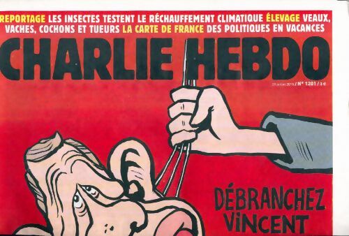 Livrenpoche : Charlie hebdo n°1201 : Débranchez Vincent Lambert - Collectif - Livre